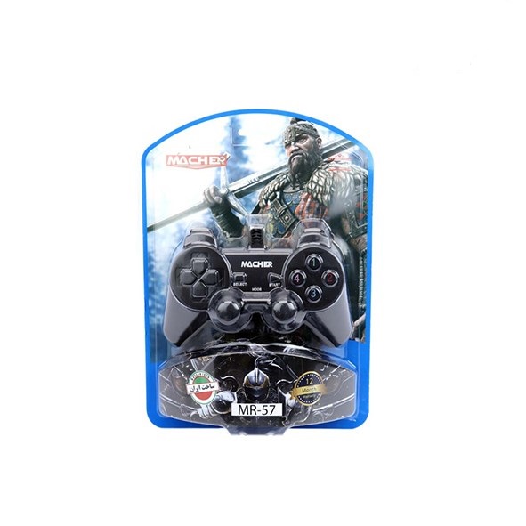 تصویر گيم پد تک شوکدار ساده مچر MACHER-MR57